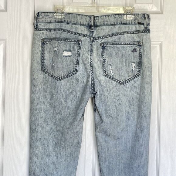 DL1961 Nolita Jeans Women Blue Denim Distressed Size 30 Boyfriend Slouchy Slim - Picture 7 of 16
